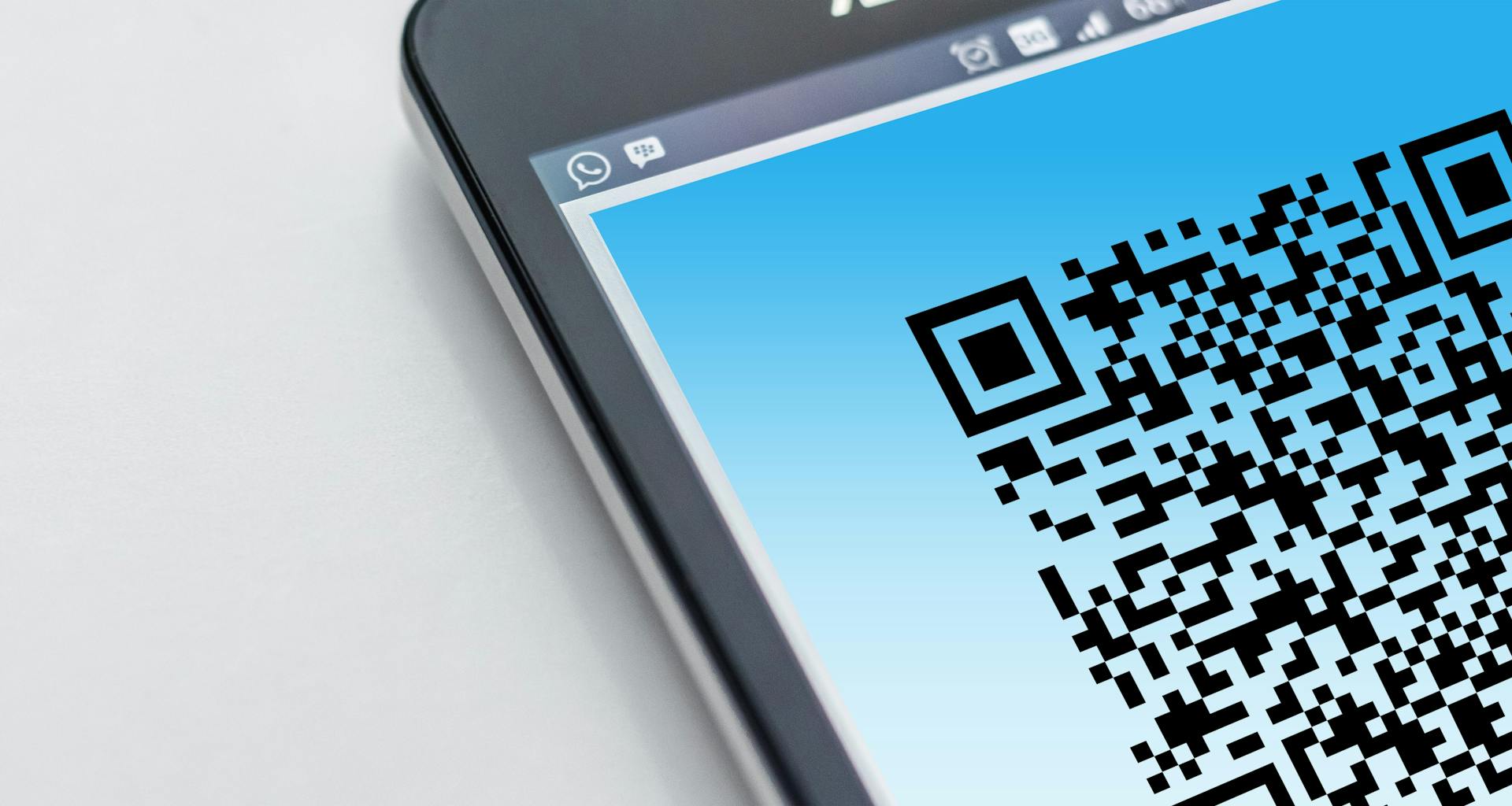 código qr en un teléfono móvil